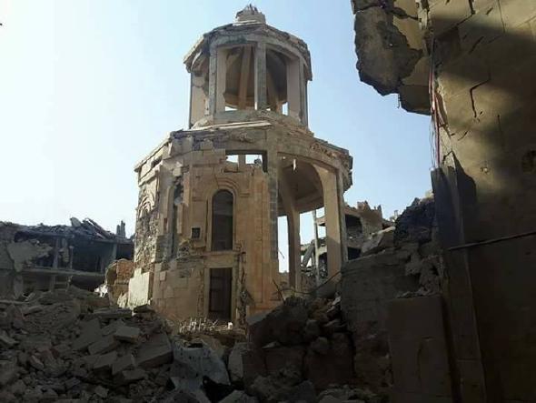 Armenian Genocide Memorial Church in Deir ez-Zor, eastern Syria