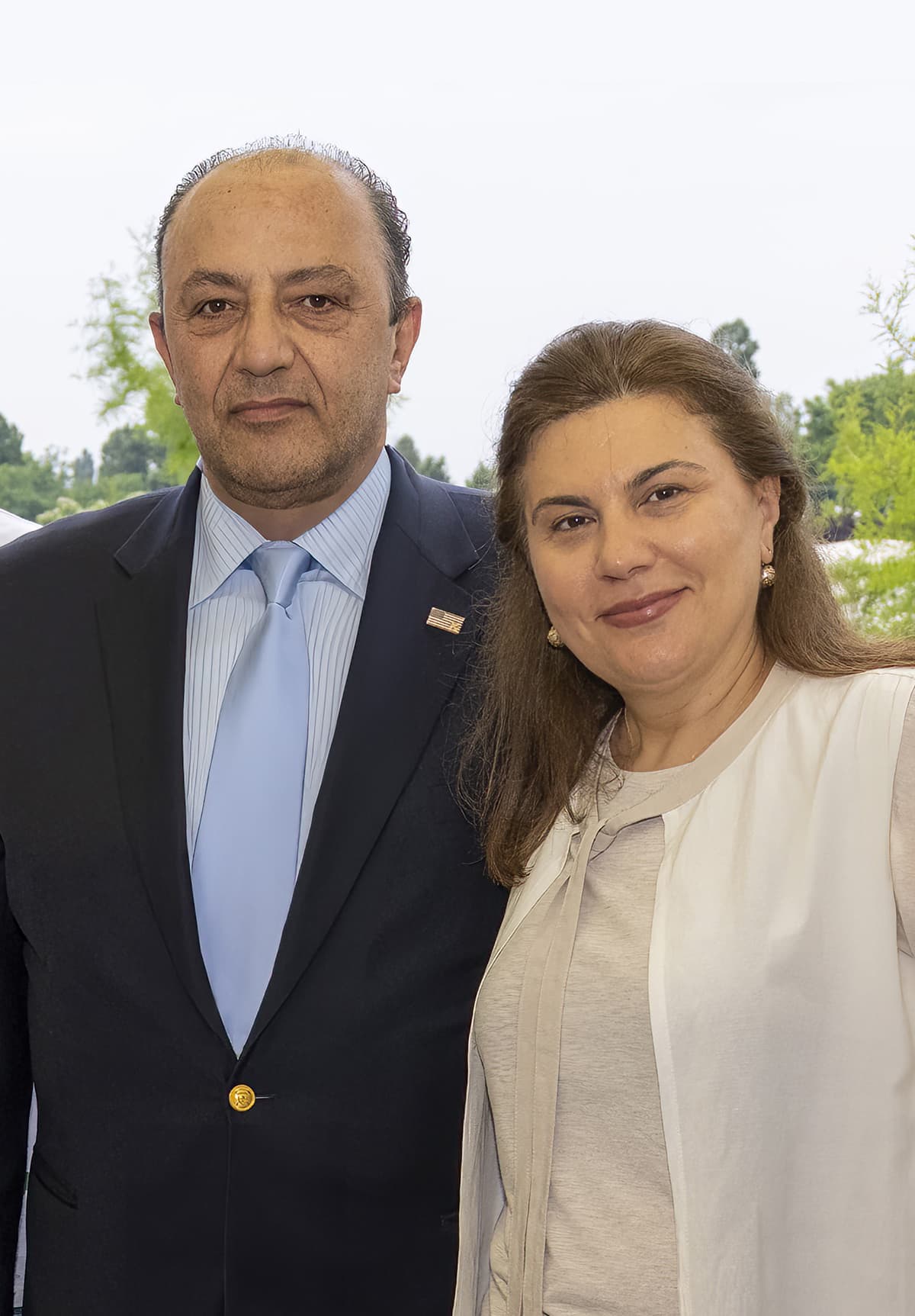 Nawaf and Rim Salameh