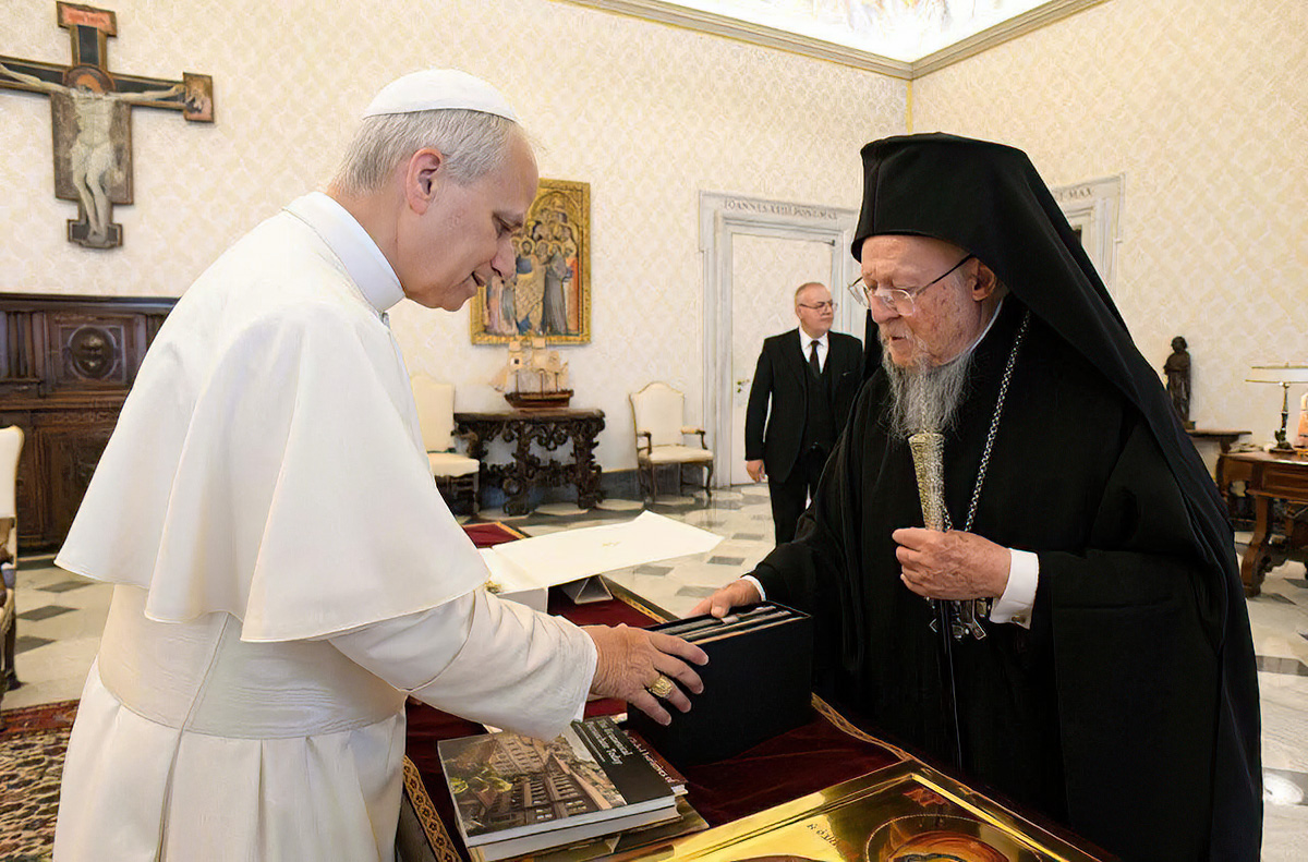 Pope Leo and Ecumenical Patriarch Bartholomew