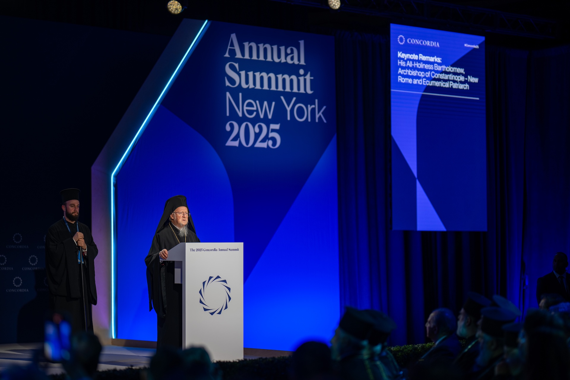 His All-Holiness at the Concordia Annual Summit