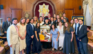 Participants of the Pilgrimage of Discovery met today, Friday, August 7, with His All-Holiness. During that time, they debuted the Ecumenical Patriarch Poster Contest, that is being organized by the Archon Ecumenical Patriarchate Global Educational Initiative.