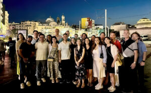 The Pilgrimage of Discovery participants in Constantinople.