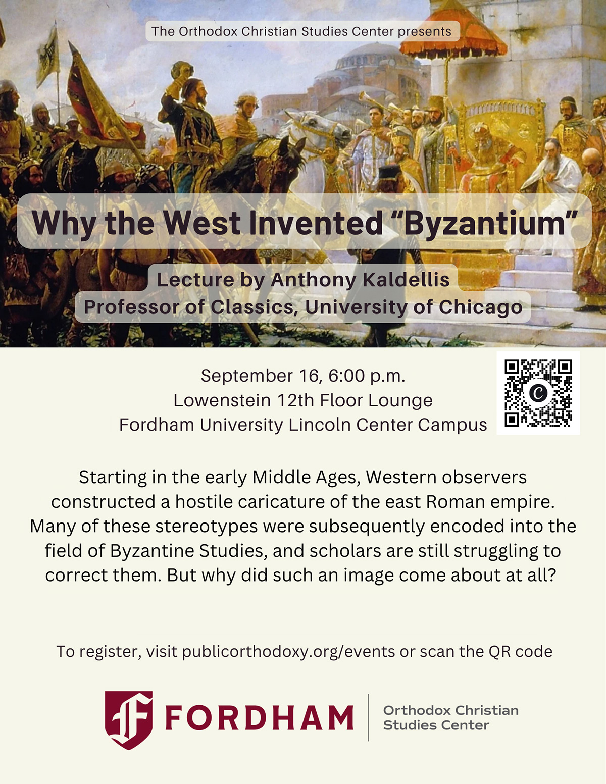 Fordham University Lecture