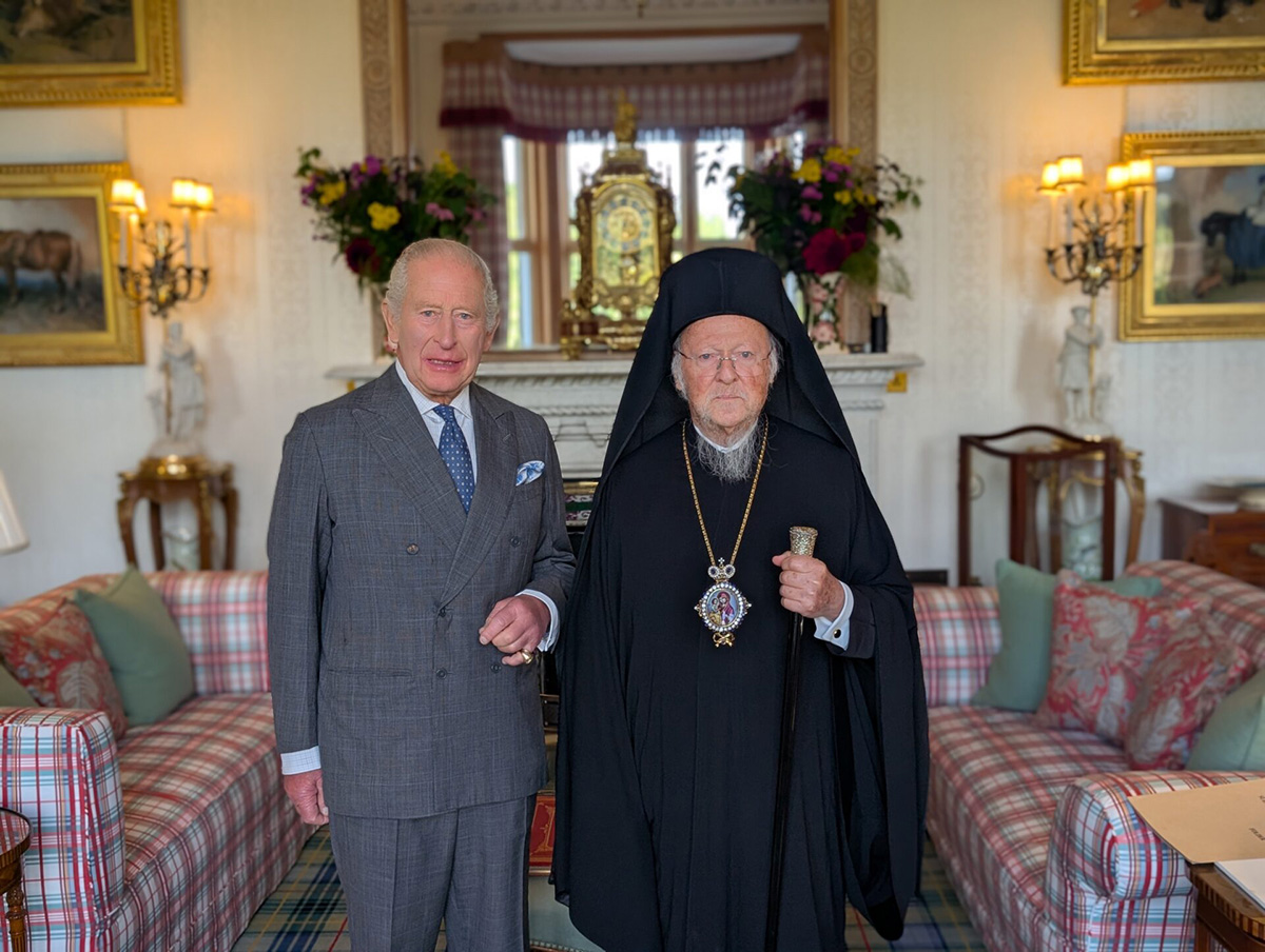His All-Holiness and His Majesty King Charles