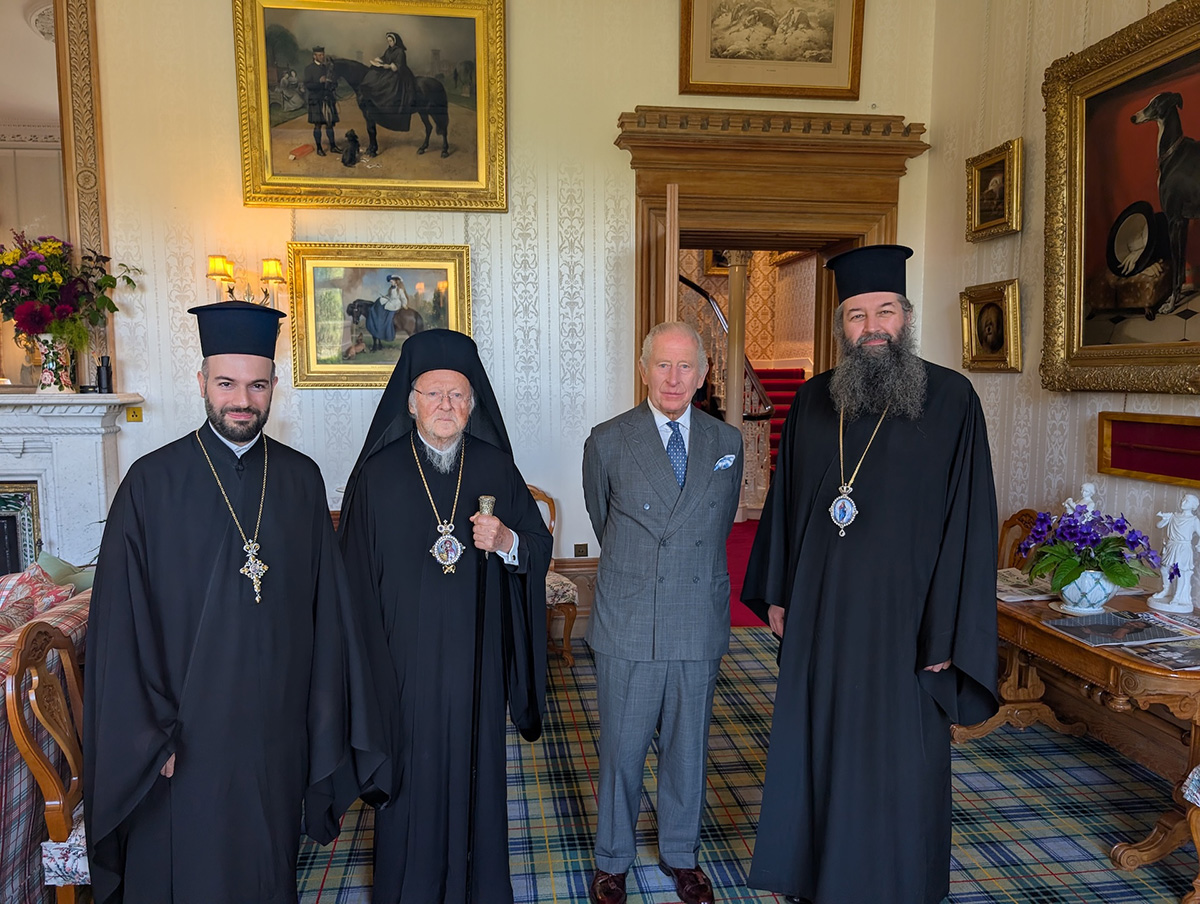 His All-Holiness and His Majesty King Charles