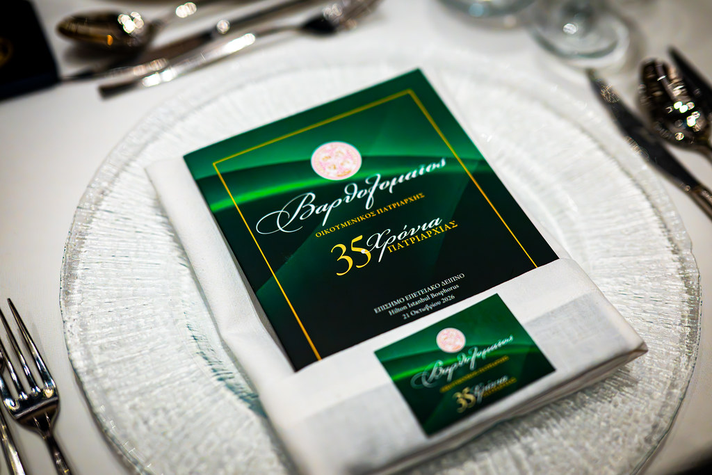 Banquet honors His All-Holiness 35 Years of Enthronement